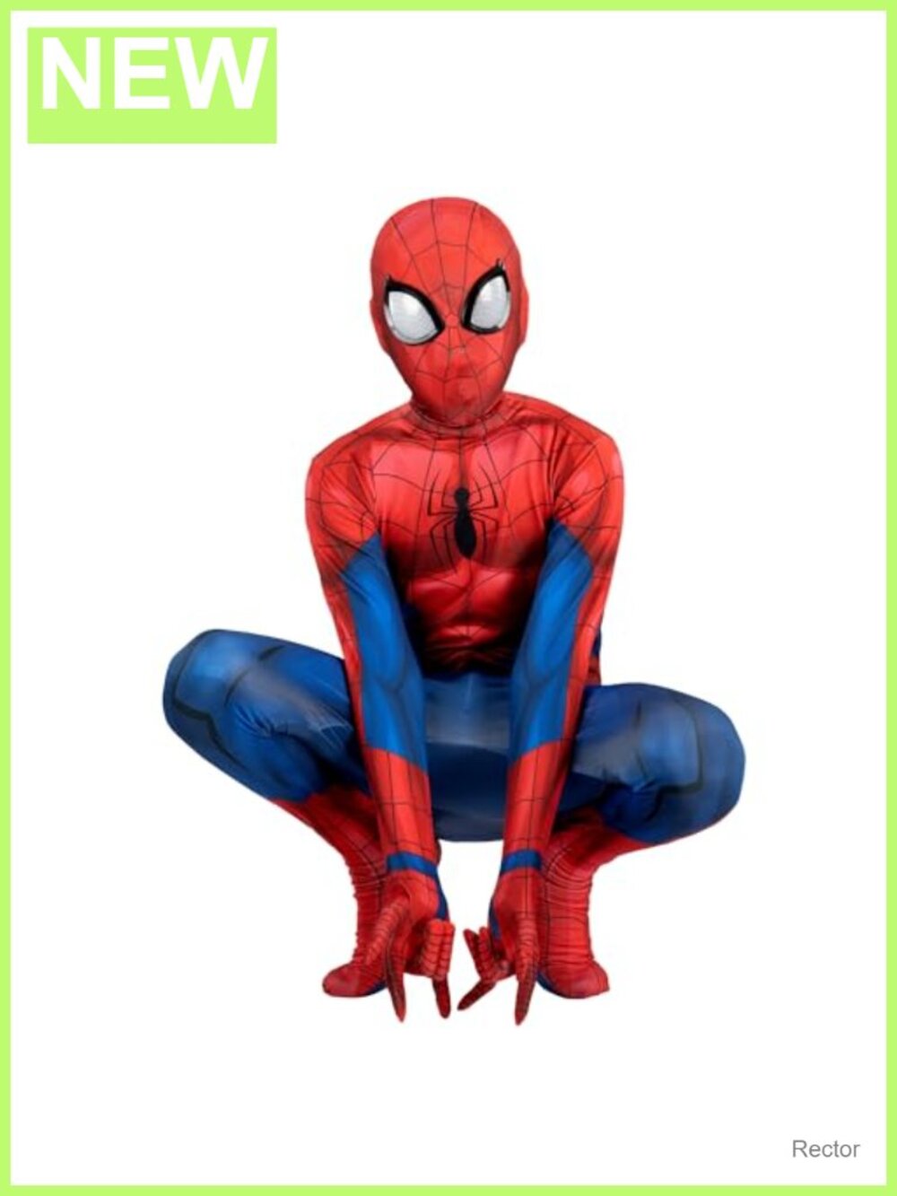 Spider-Man Deluxe Zentai Costume Youth Two-Way Stretch Spandex Jumpsuit